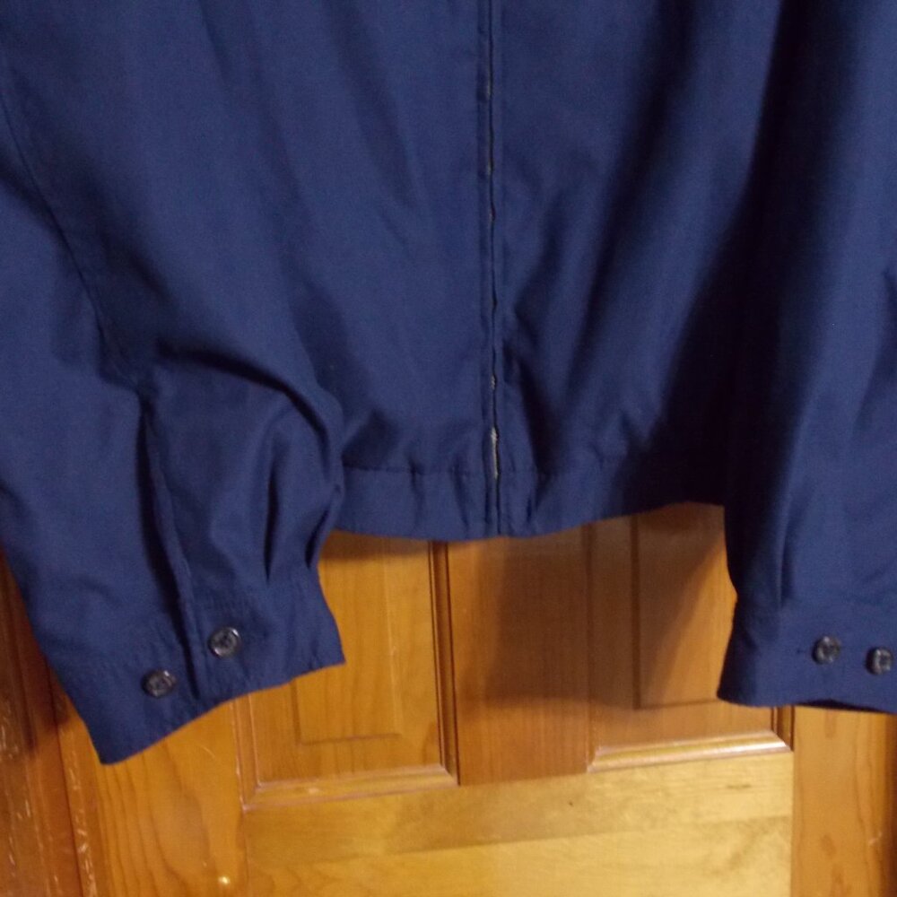 Polo Ralph Lauren Jacket Mens XXL Blue Harrington Plaid Lined Vintage - Picture 2 of 14